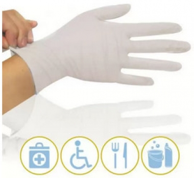 Ultra Soft Untersuchungshandschuhe 10 x 100 stück Farbe weiss
