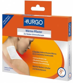URGO WÄRME PFLASTER 9,5x13 cm Inhalt: 2Stück