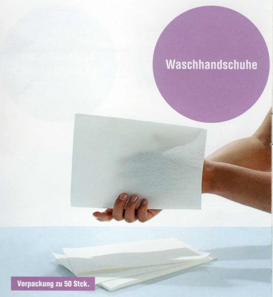 Waschhandschuhe ohne Folie 600 Stück