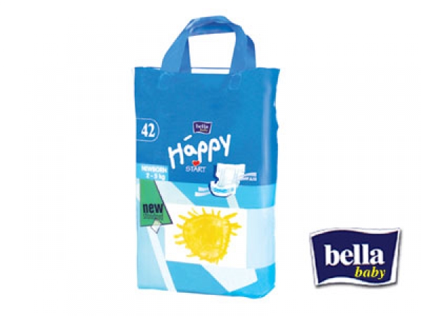 Bella Happy Babywindel Newborn (168 Stück)