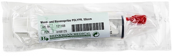 WUND UND BLASENSPRITZE steril 50ml 1st. von BRINKMANN MEDICAL