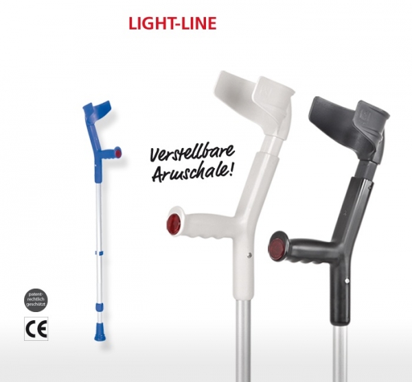 Jugend- und Damenunterarmgehstütze LIGHT-LINE