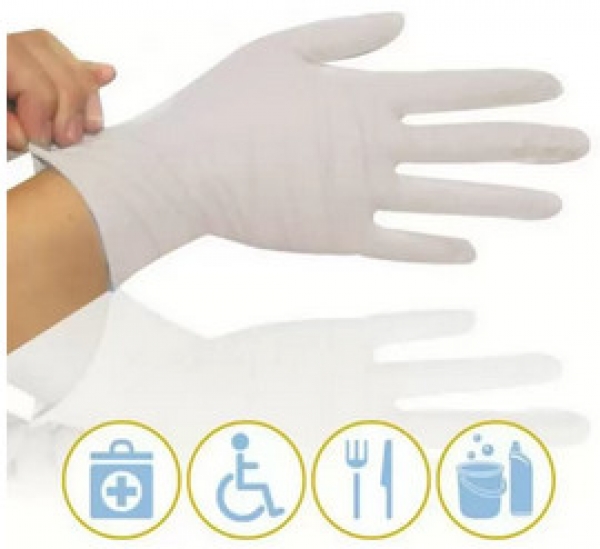 Ultra Soft Untersuchungshandschuhe 10 x 100 stück Farbe weiss